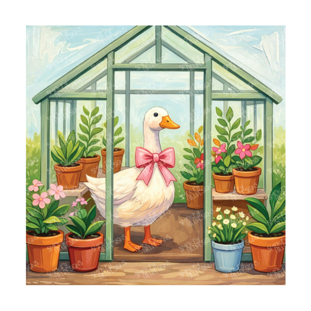 PatternPly® Transparent On Trend Series Volume 1 Cute Ducks and Geese 5 art scene artwork