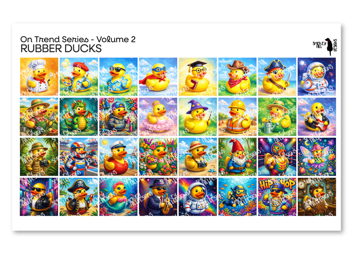 PatternPly® Transparent On Trend Volume 2 Rubber Ducks Sampler