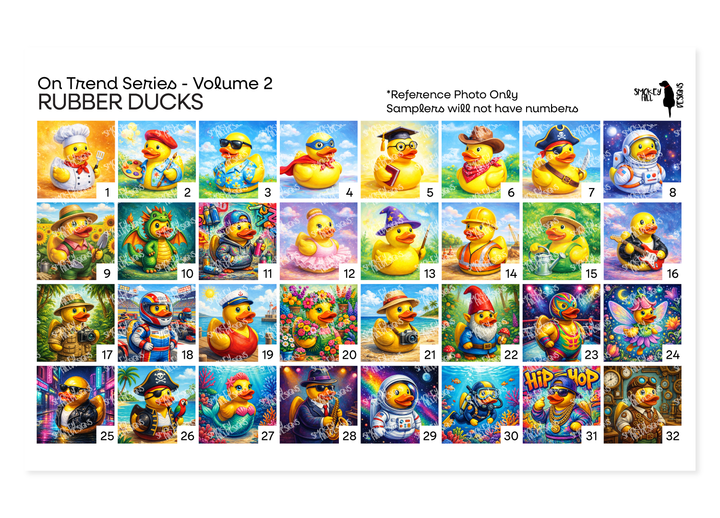 PatternPly® Transparent On Trend Volume 2 Rubber Ducks Sampler