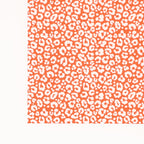PatternPly® Scattered Leopard Orange sheet showing the pattern