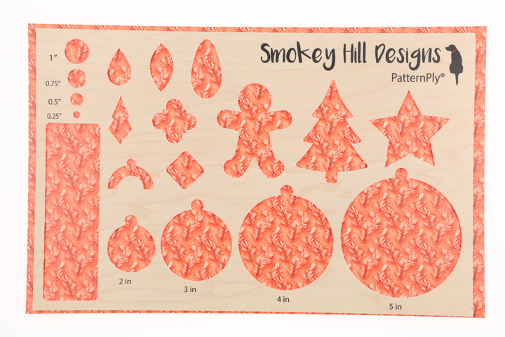 PatternPly® Full Coverage Feathers and Bling Orange Mini