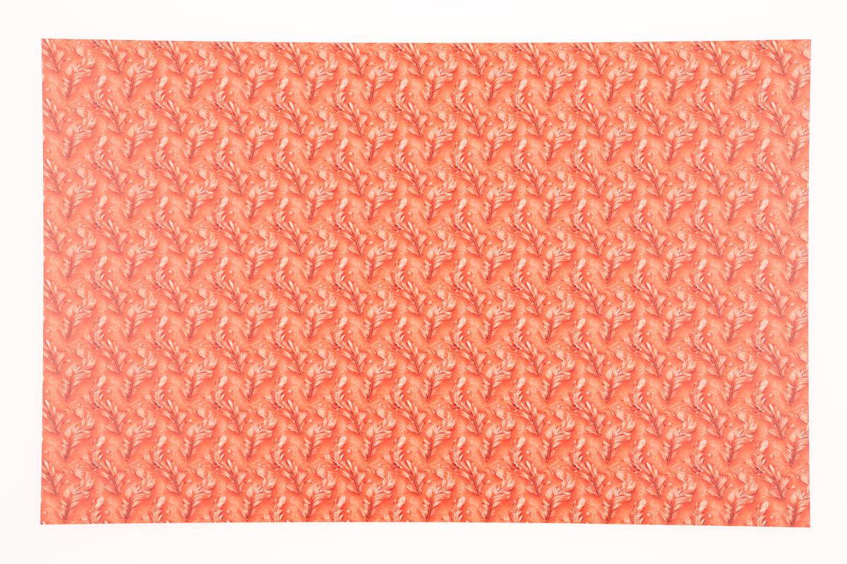 PatternPly® Full Coverage Feathers and Bling Orange Mini product photo 2