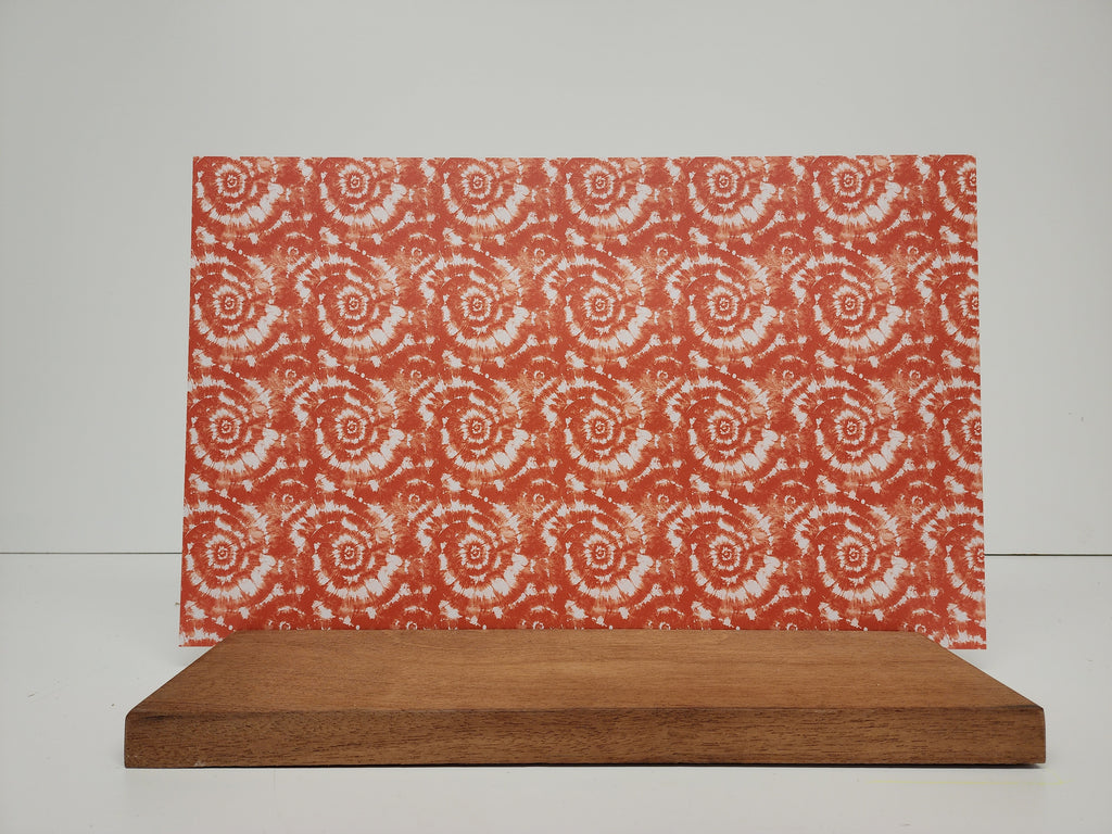 PatternPly® Full Coverage Orange and White Tie Dye product photo 3