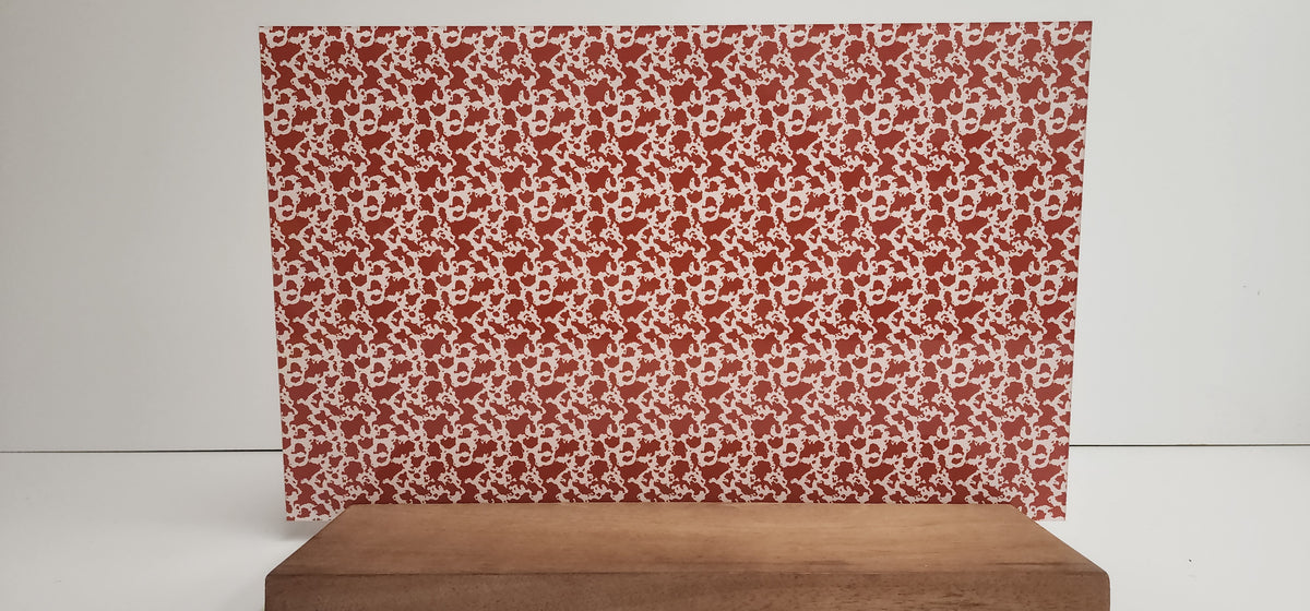 PatternPly® Full Coverage Burnt Orange Cow Spots product photo 3