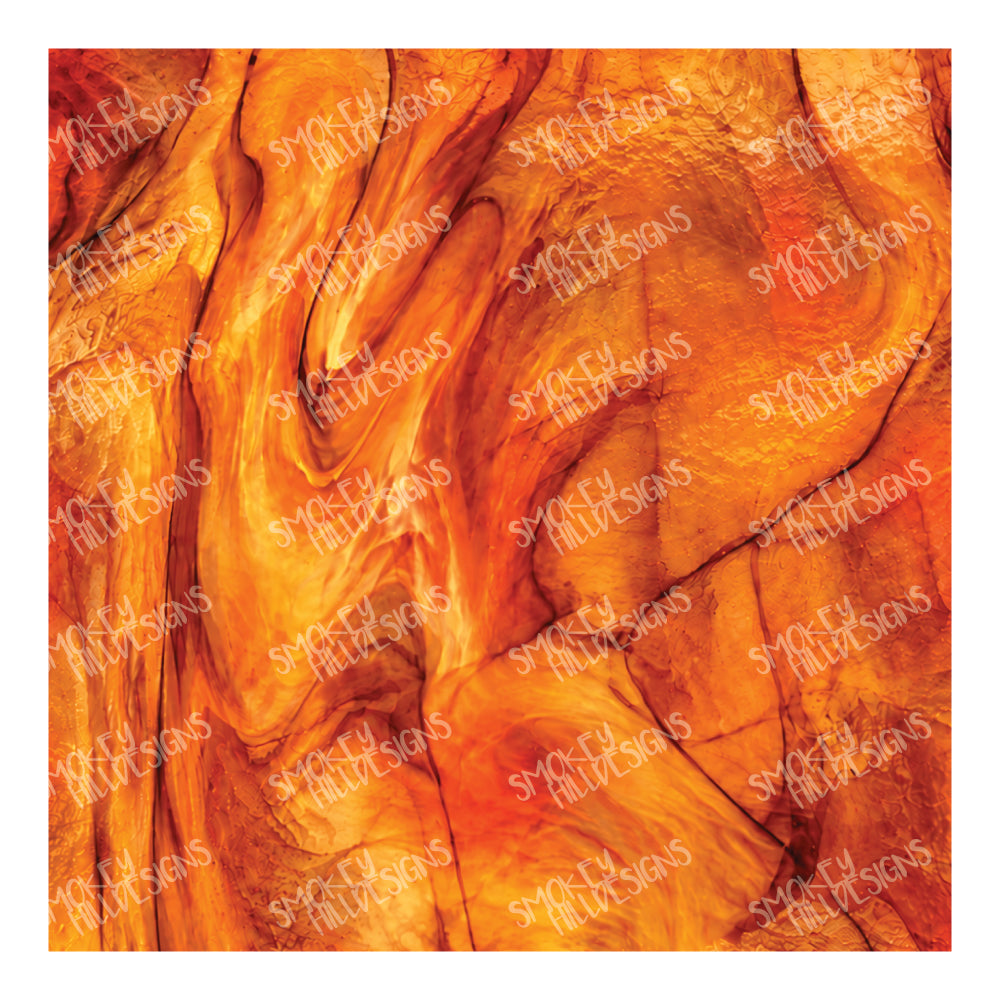 PatternPly® Full Coverage Realistic Orange Stained Glass