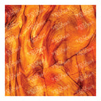 PatternPly® Transparent Realistic Orange Stained Glass sheet showing the pattern