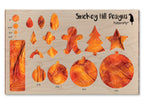 PatternPly® Transparent Realistic Orange Stained Glass product photo 3