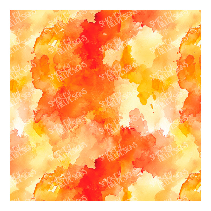 PatternPly® Transparent Orange Watercolor