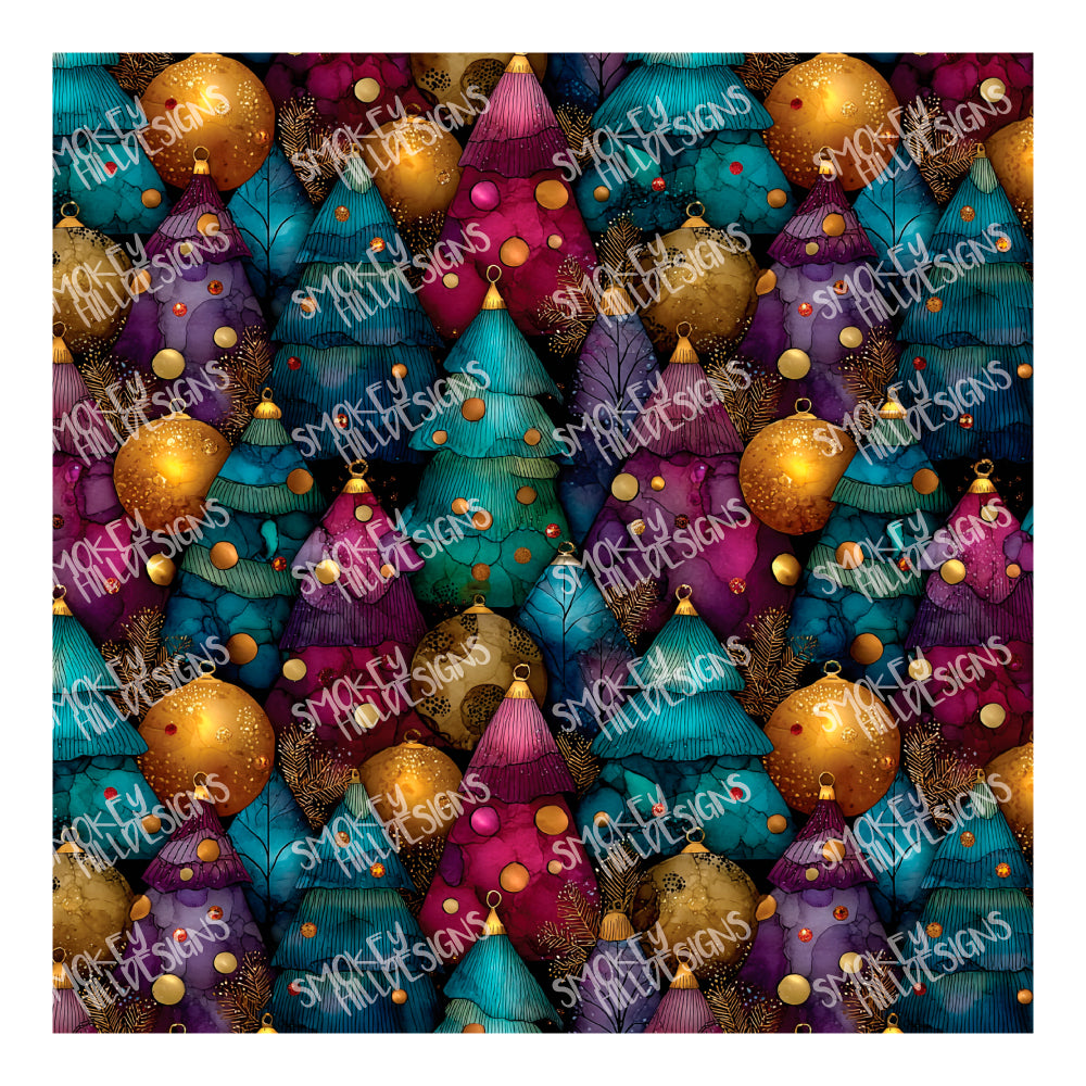 PatternPly® Full Coverage Ornament Trees
