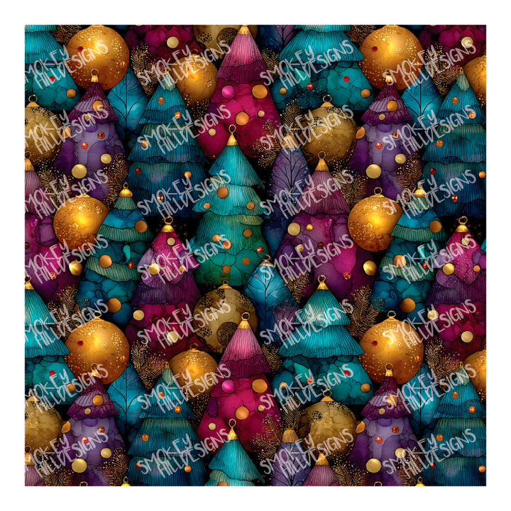 PatternPly® Full Coverage Ornament Trees