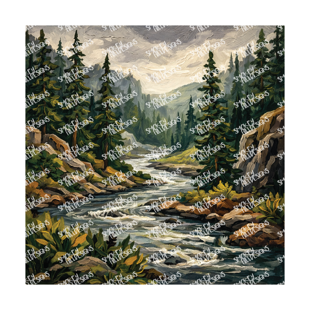 PatternPly® Full Coverage Outdoorsy Series Volume 1 Life Outdoors 16 art scene artwork