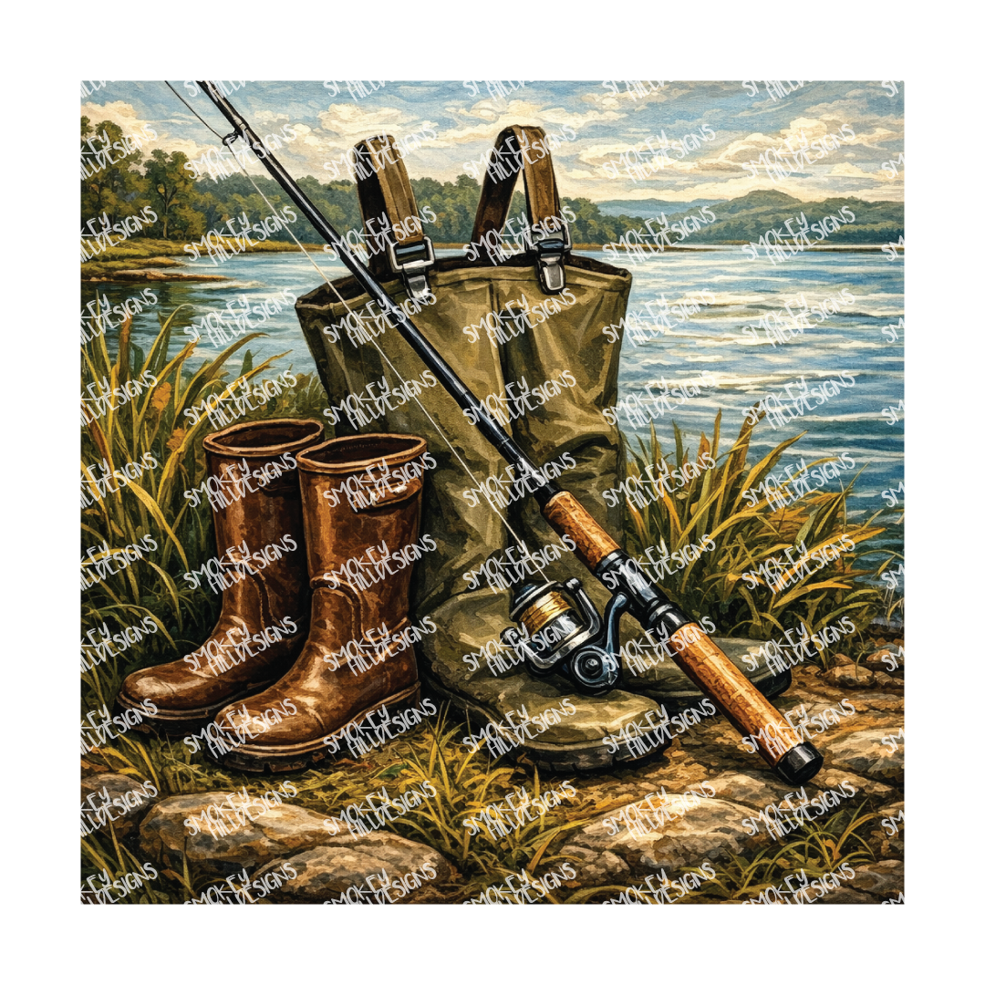 PatternPly® Full Coverage Outdoorsy Series Volume 1 Life Outdoors 9 art scene artwork