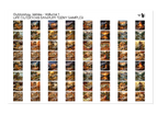 PatternPly® Full Coverage Outdoorsy Series Volume 1 Life Outdoors Teeny Sampler: sampler sheet of small art scene designs