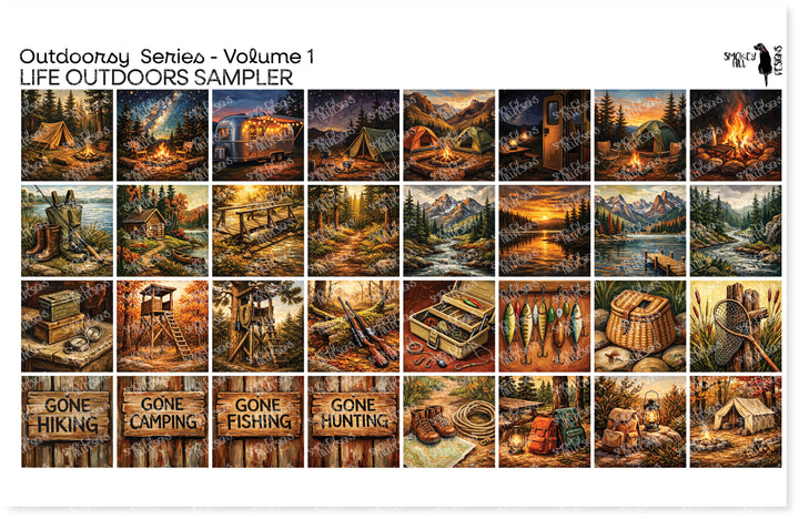 PatternPly® Transparent Outdoorsy Series Volume 1 Life Outdoors Sampler