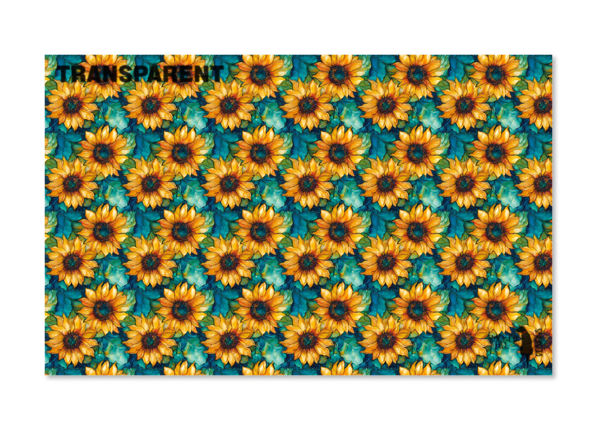 PatternPly® Transparent Painted Sunflowers product photo 2