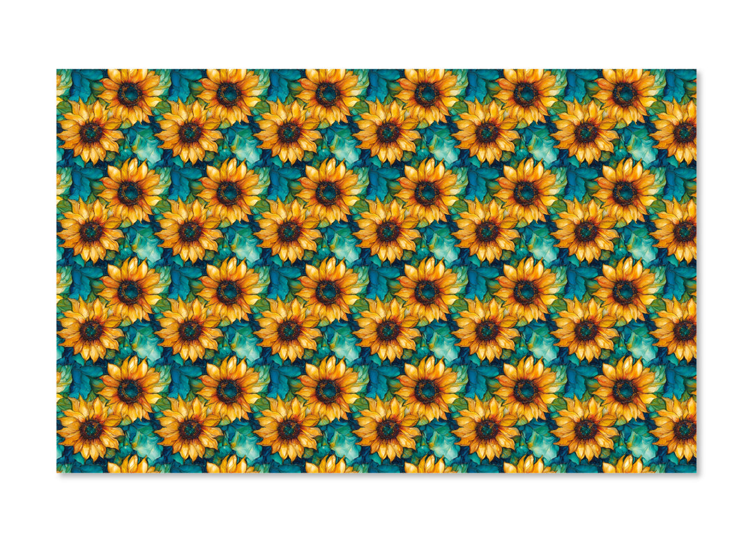 PatternPly® Full Coverage Painted Sunflowers