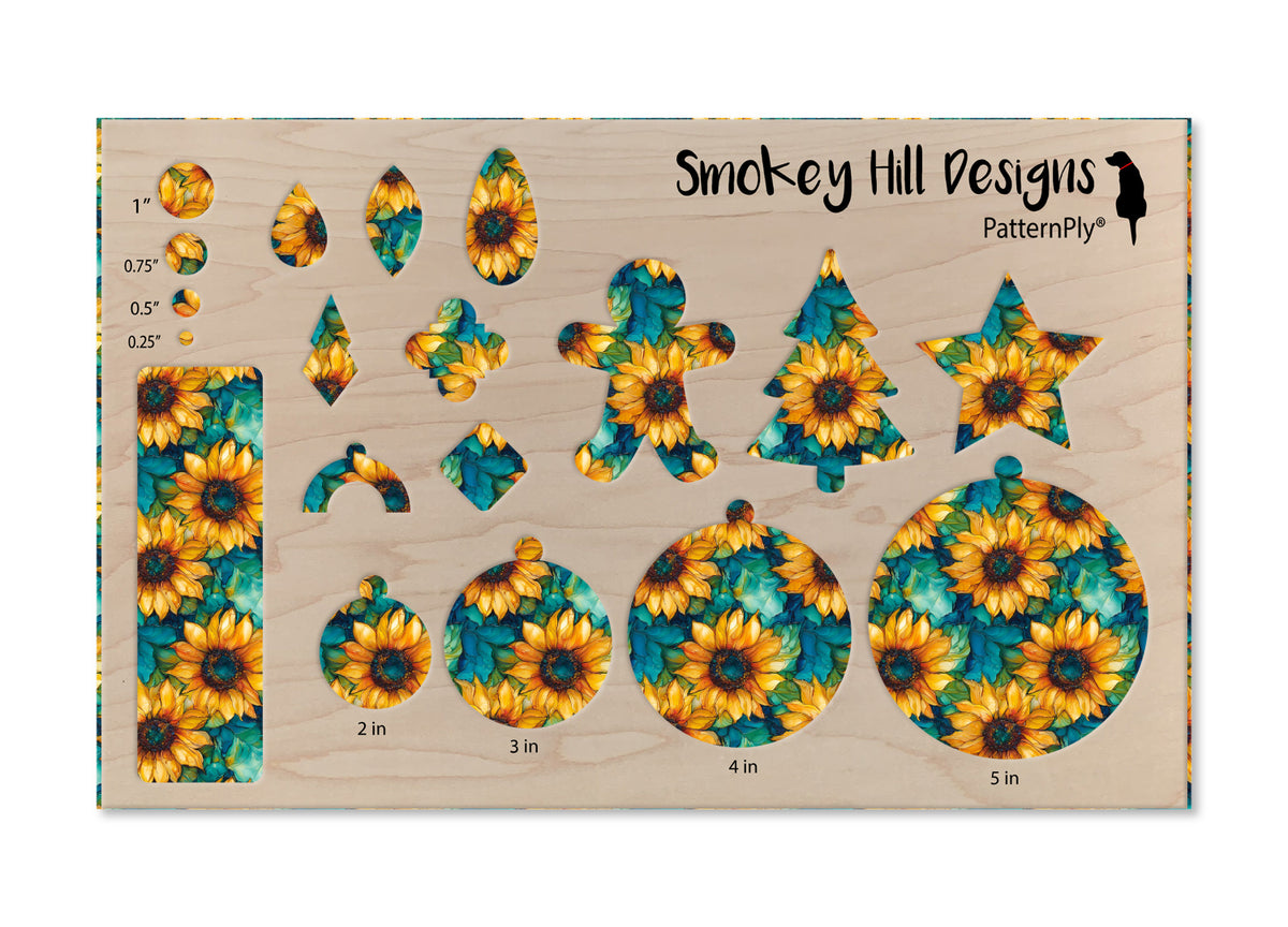 PatternPly® Transparent Painted Sunflowers product photo 3