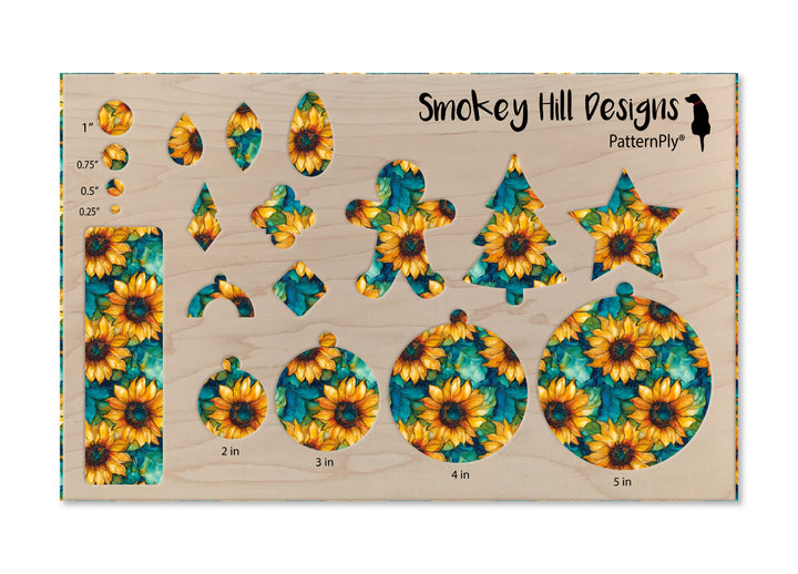 PatternPly® Full Coverage Painted Sunflowers