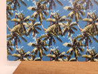 PatternPly® Full Coverage Palm Trees and Sky sheet showing the pattern