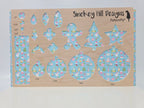 PatternPly® Full Coverage Pastel Christmas on Blue product photo 3