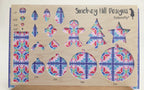 PatternPly® Full Coverage Pastel Floral Stained Glass LARGE product photo 2