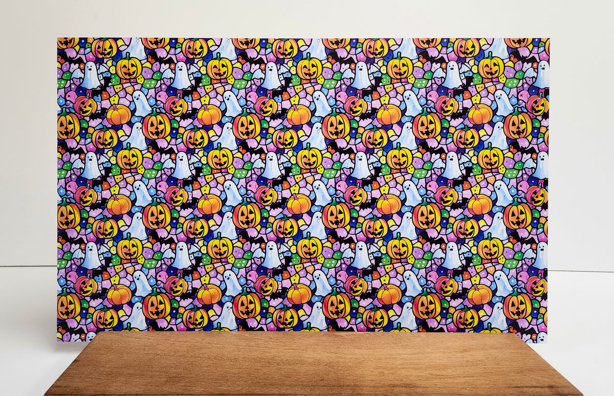 PatternPly® Full Coverage Pastel Halloween Stained Glass product photo 3