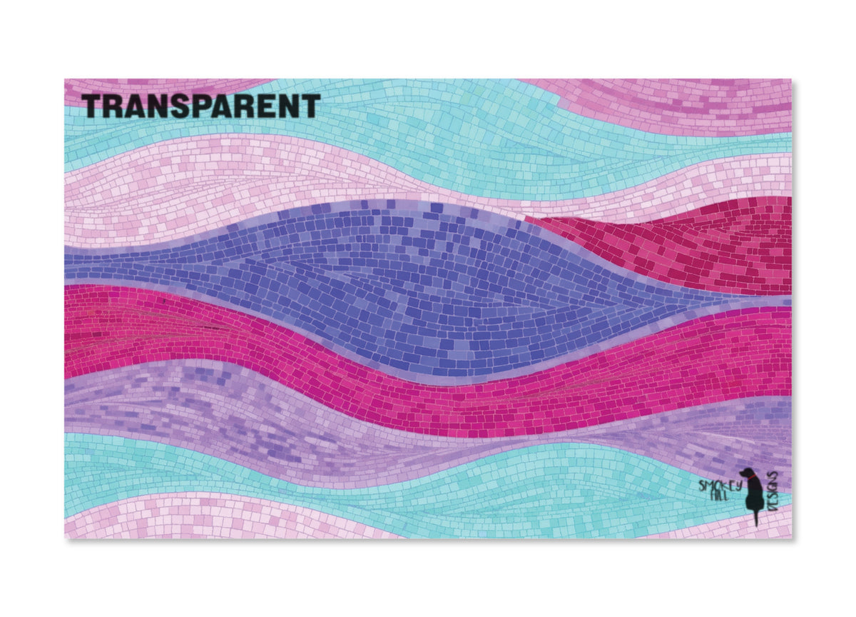 PatternPly® Transparent Pastel Mosaic Waves product photo 2