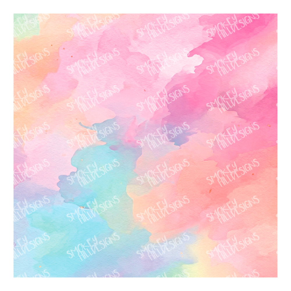 PatternPly® Transparent Pastel Painters Palette sheet showing the pattern