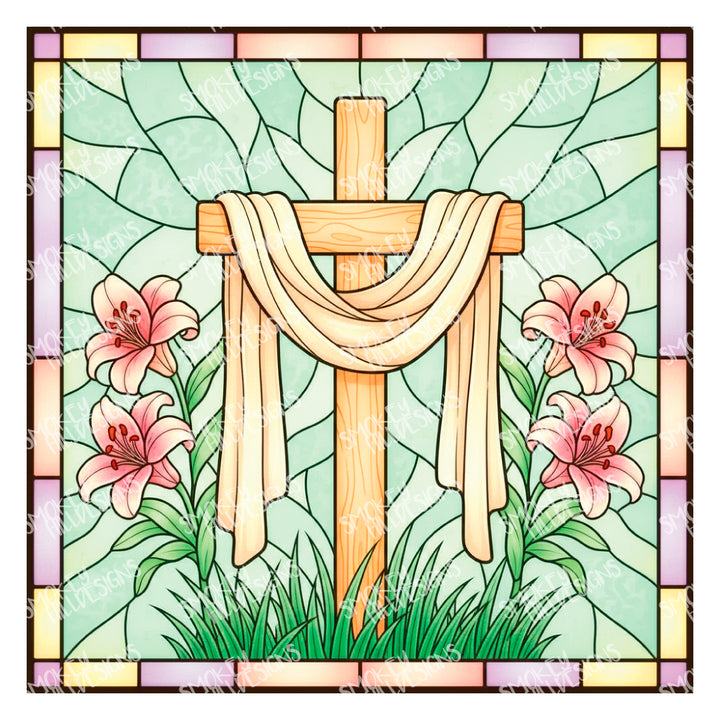 PatternPly® Transparent Pastel Shrouded Cross