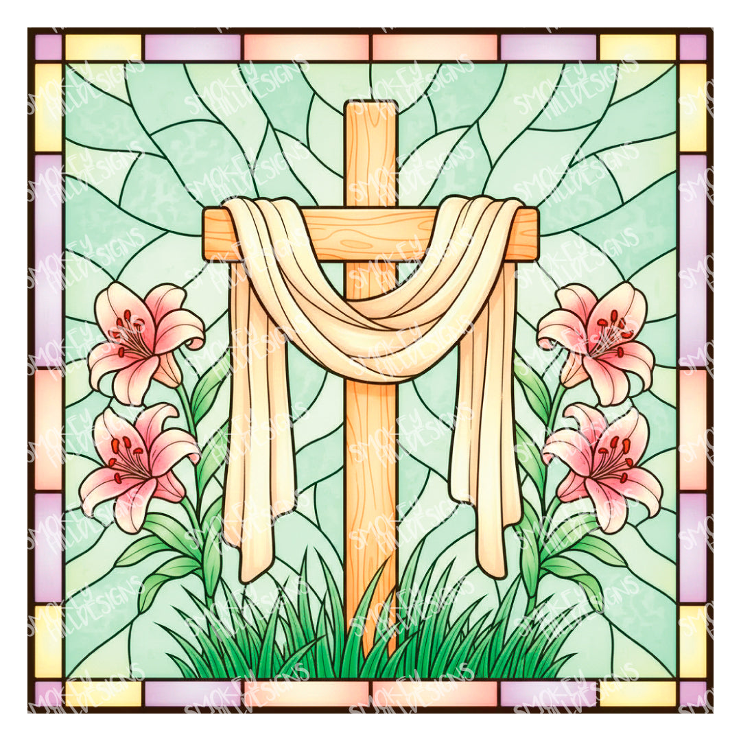 PatternPly® Full Coverage Pastel Shrouded Cross