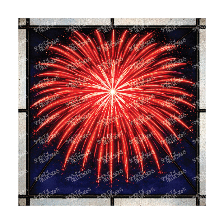 PatternPly® Transparent Patriotic Series Fireworks Volume 15