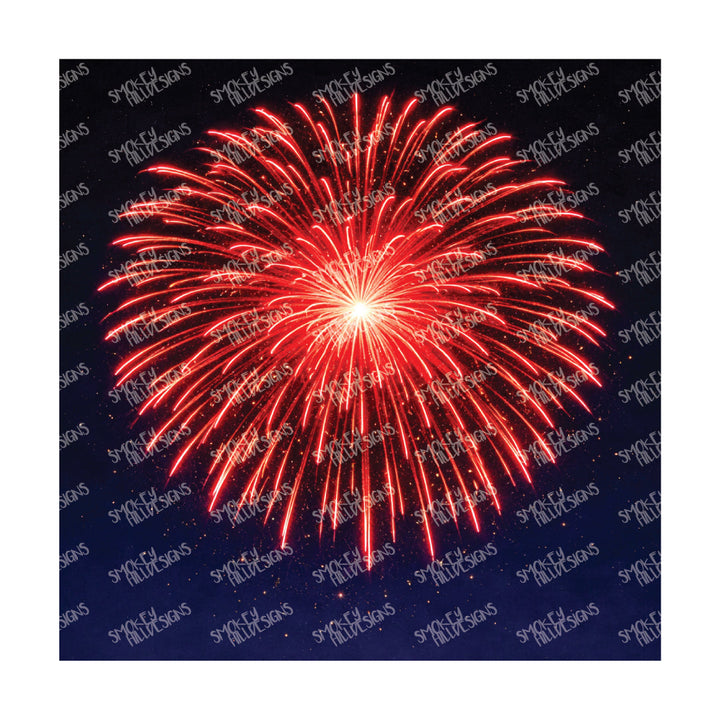 PatternPly® Transparent Patriotic Series Fireworks Volume 8