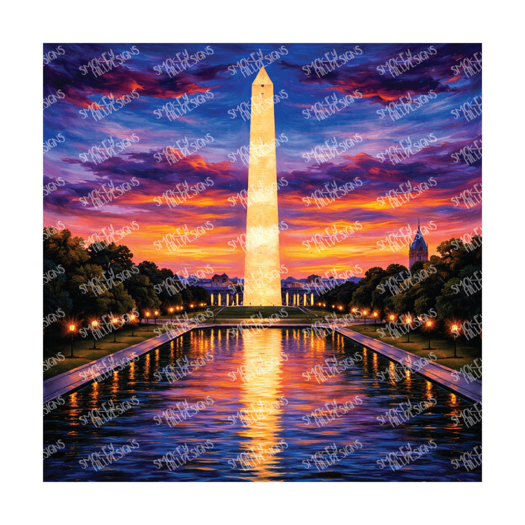 PatternPly® Transparent Patriotic Series Volume Military and Monuments 12 art scene artwork