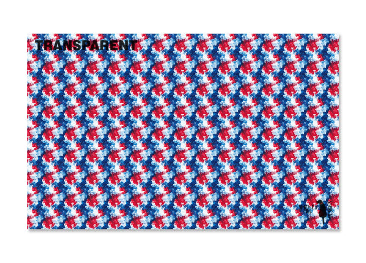 PatternPly® Transparent Patriotic Explosion LARGE