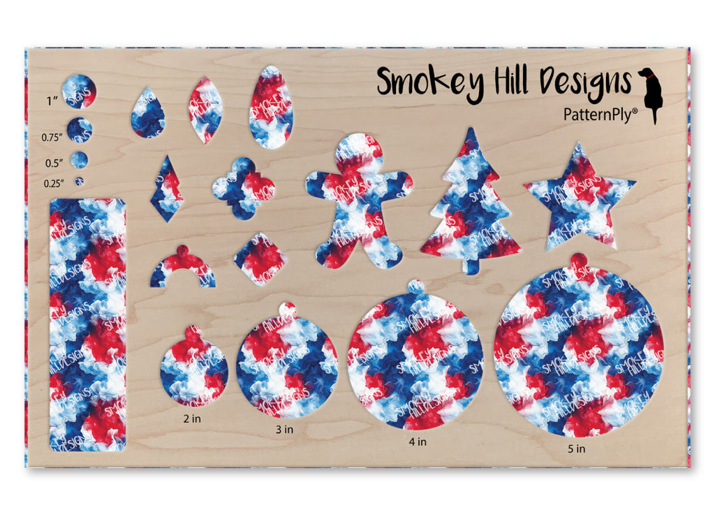PatternPly® Full Coverage Patriotic Explosion Large product photo 3