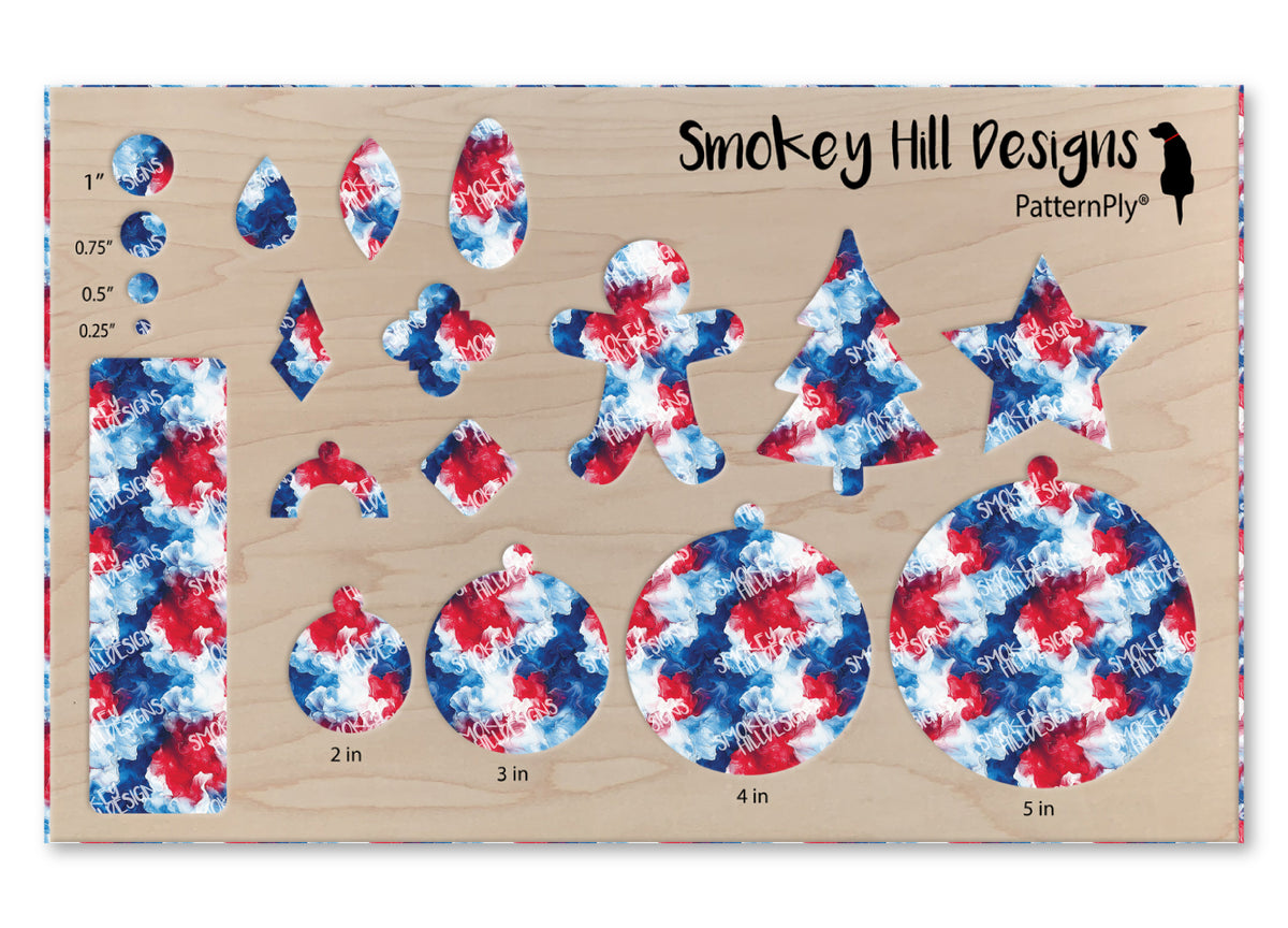 PatternPly® Full Coverage Patriotic Explosion Large product photo 3