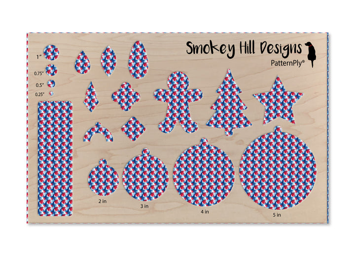 PatternPly® Transparent Patriotic Explosion