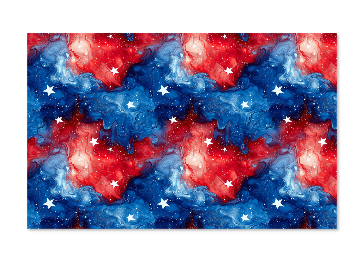PatternPly® Full Coverage Patriotic Ink Stars product photo 2