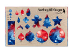 PatternPly® Full Coverage Patriotic Ink Stars product photo 3