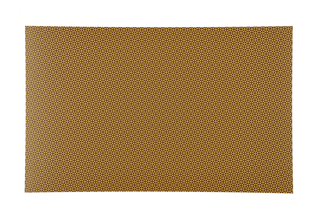 PatternPly® EcoBrown Yellow Floral Checkerboard product photo 2