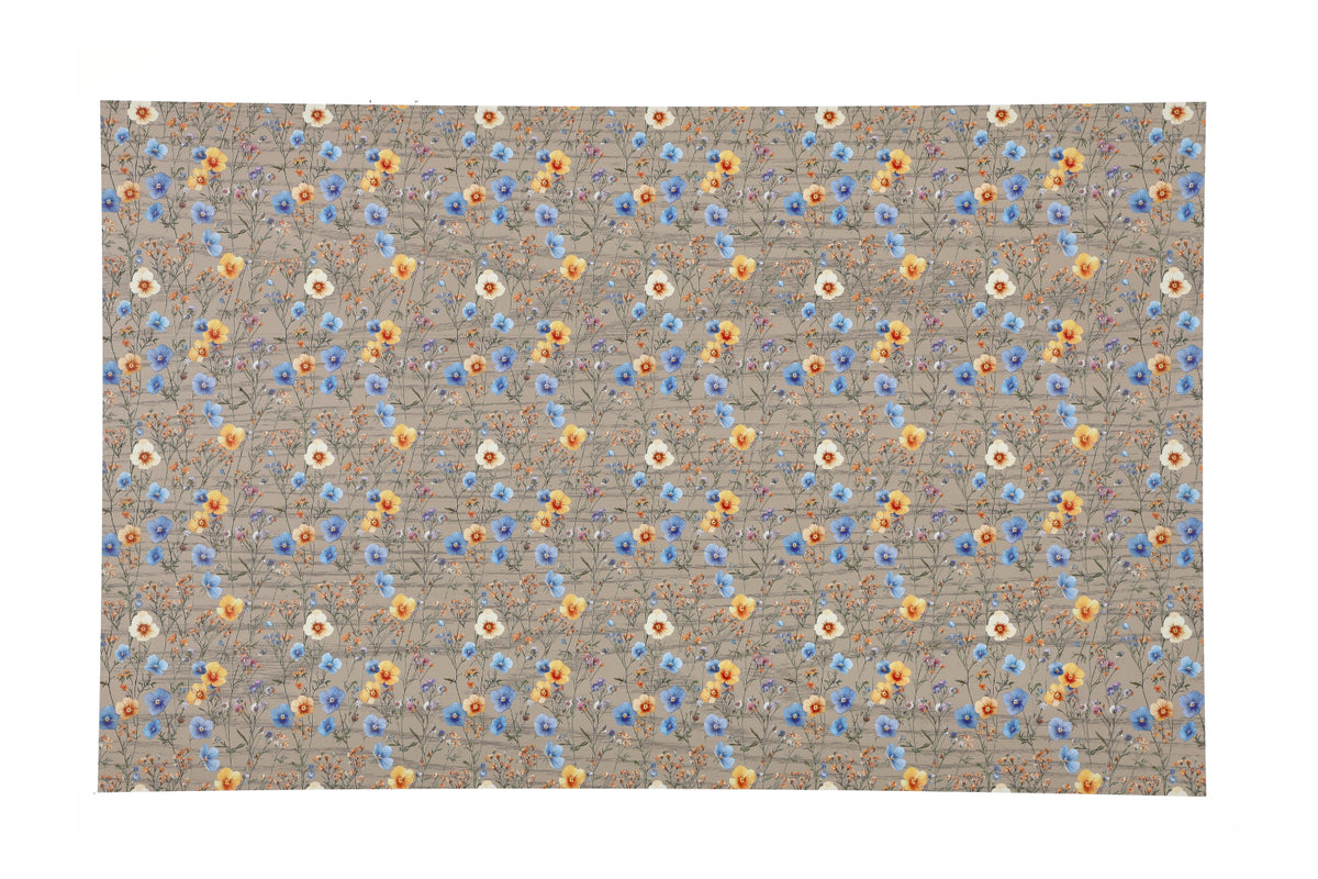 PatternPly® EcoFarmhouse Blue and Yellow Wildflowers product photo 2