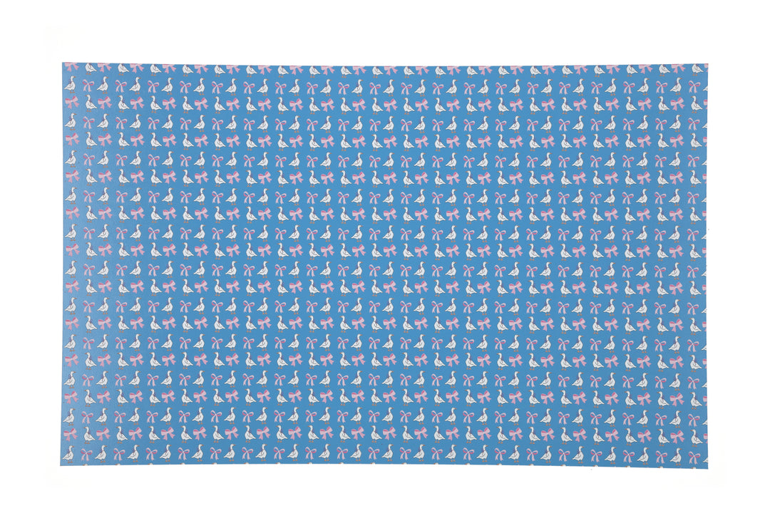 PatternPly® EcoLightBlue Geese and Bows
