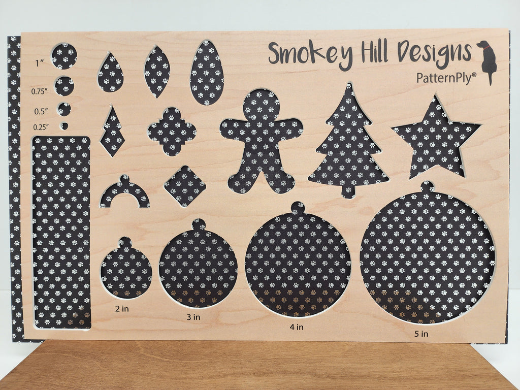 PatternPly® Scattered Pawprints BLACK product photo 2