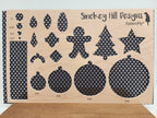 PatternPly® Scattered Pawprints BLACK product photo 2