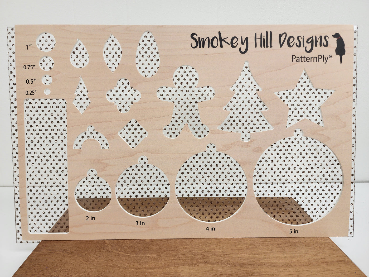 PatternPly® Scattered Micro School Pawprints BROWN