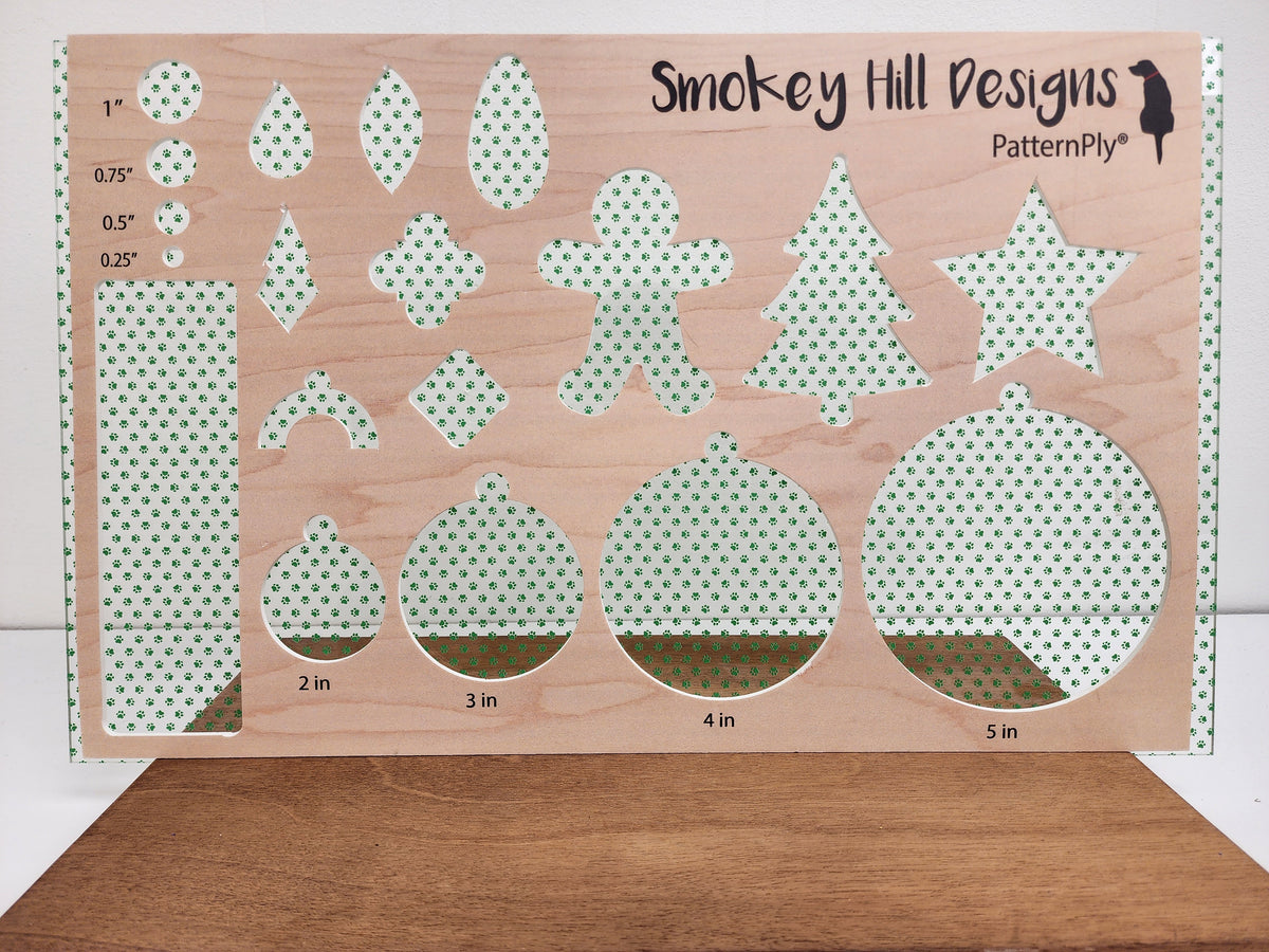 PatternPly® Scattered Micro School Pawprints GREEN product photo 2