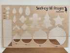 PatternPly® Scattered Micro School Pawprints ORANGE product photo 2