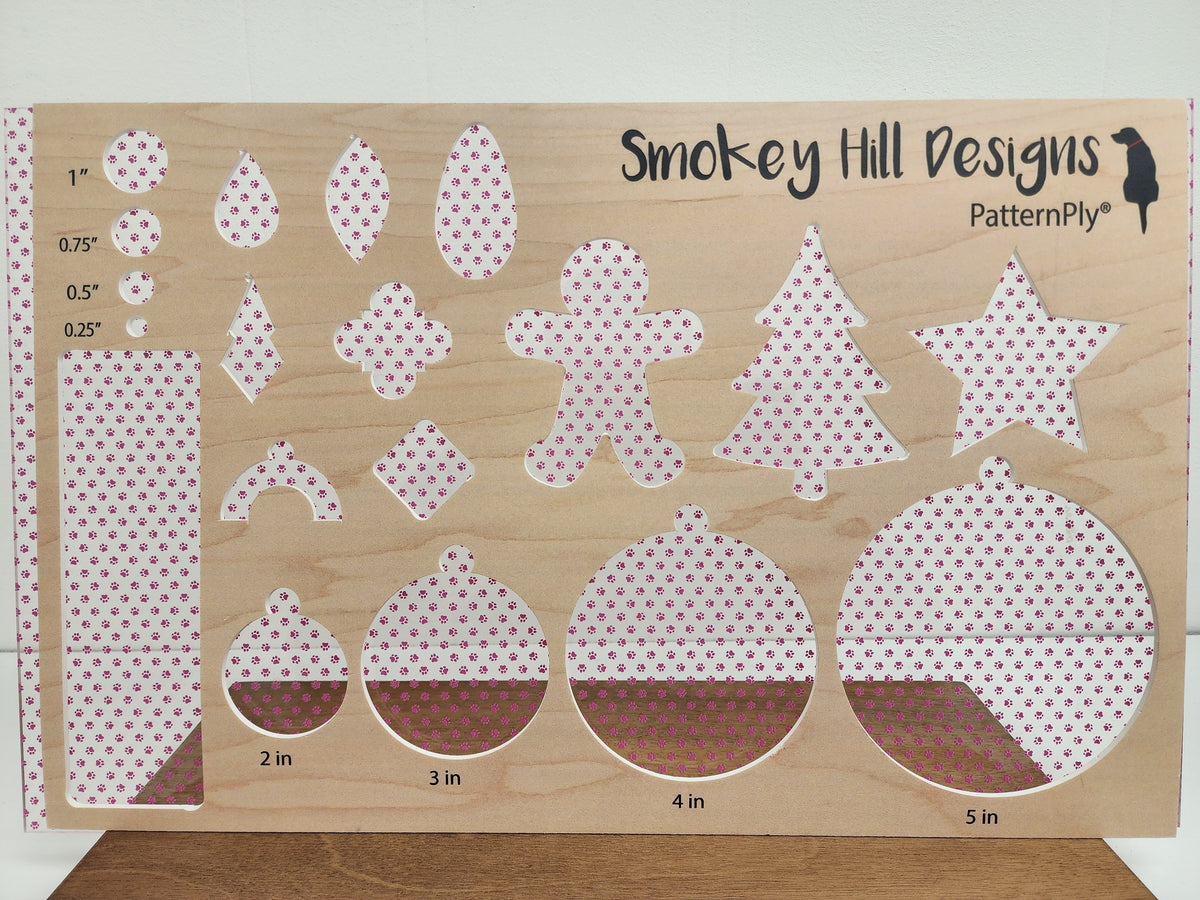 PatternPly® Scattered Micro School Pawprints PINK product photo 2