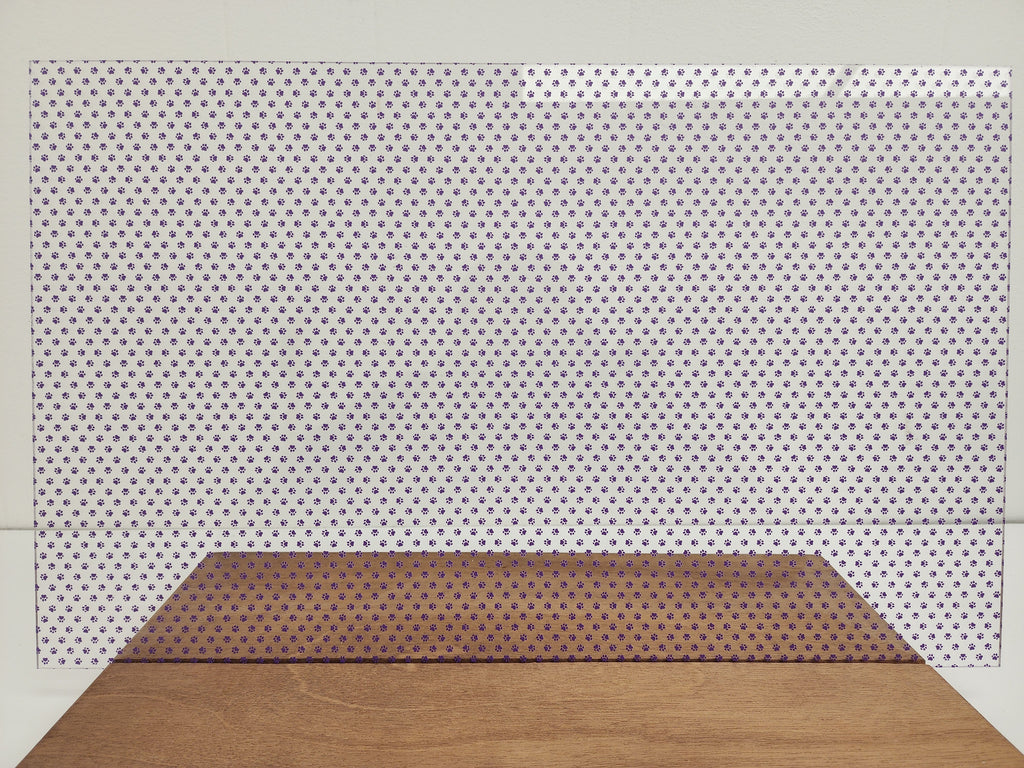 PatternPly® Scattered Micro School Pawprints PURPLE product photo 3