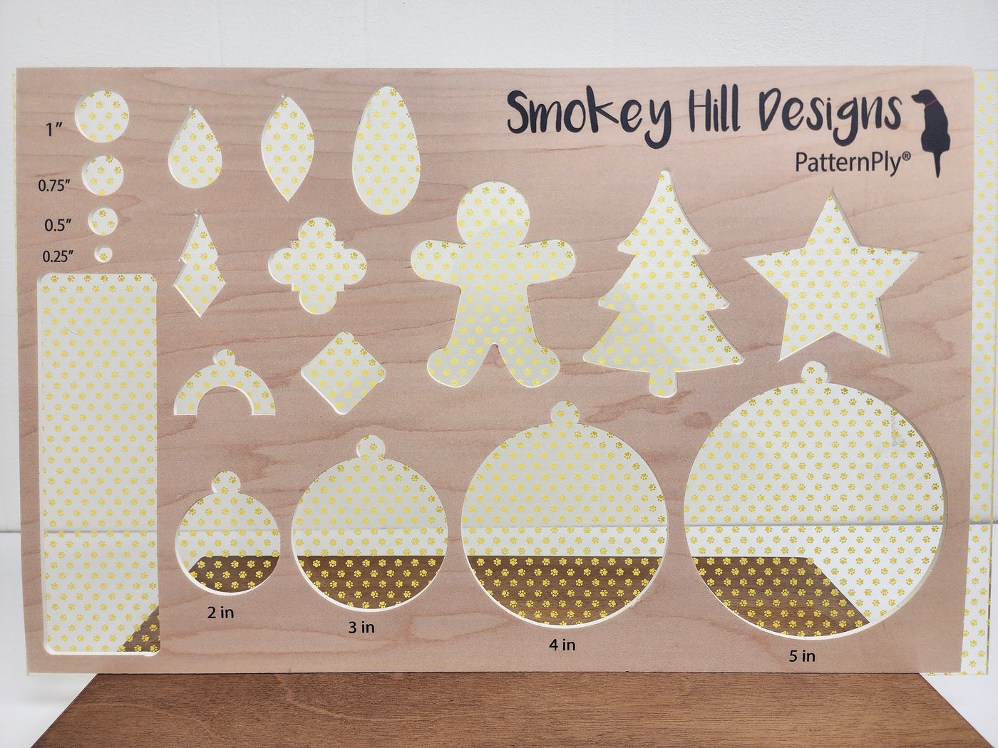 PatternPly® Scattered Micro School Pawprints YELLOW